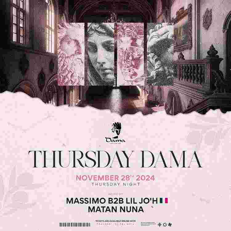 Event image Thursday Dama - Are You Ready? // 28.11