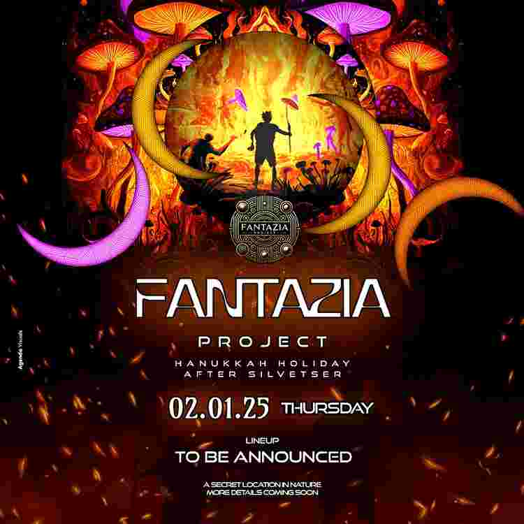 Event image FANTAZIA PROJECT • 02.01.25 🍄‍🟫