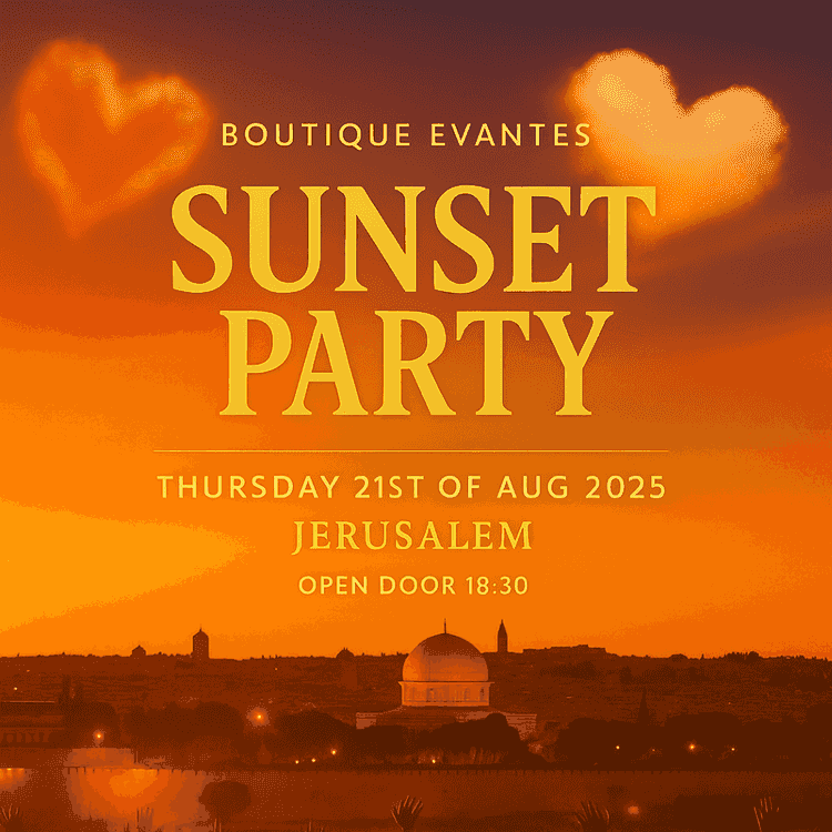 Event image Roof Sunset party JLM Boutique event 