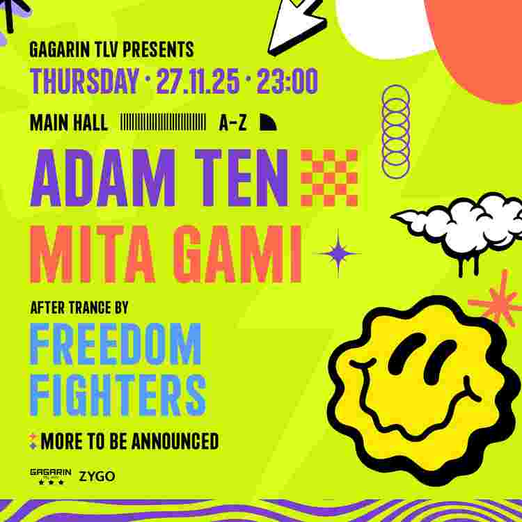 Event image ADAM TEN | MITA GAMI & MORE