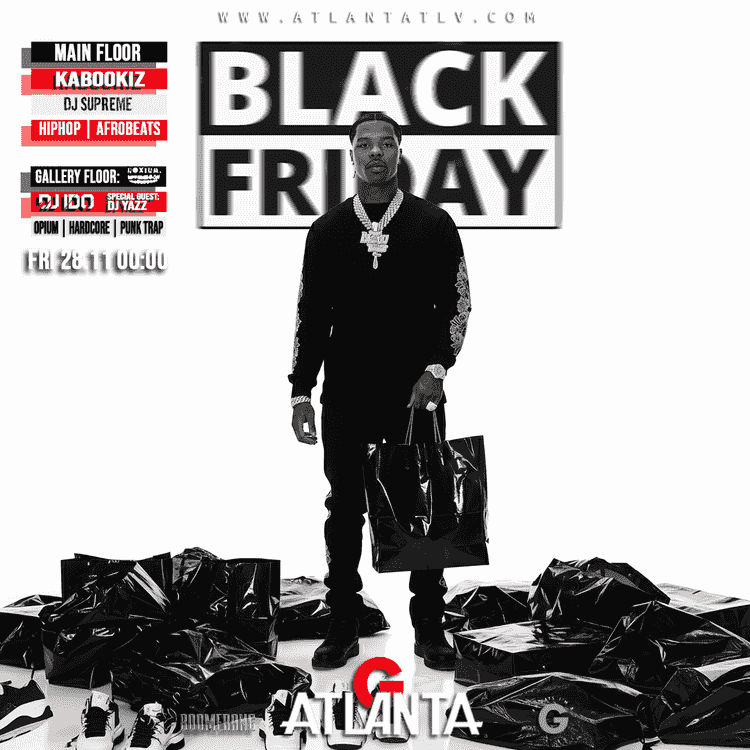 Event image היפהופ / אפרוביטס/ אופיום ב 2 רחבות - 28.11 באטלנטה -- Friday 28.11 100% Hiphop/Afrobeats 2 Floors @ ATLANTA