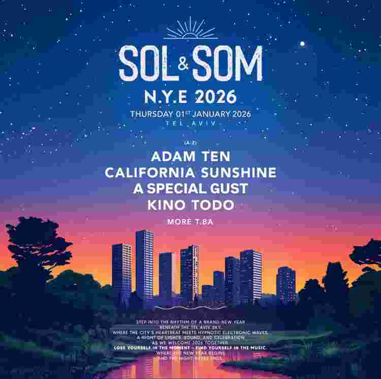 Event image SOL&SOM • NYE 2026 🪐