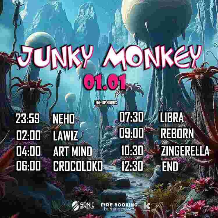 Event image Junky Monkey New Year