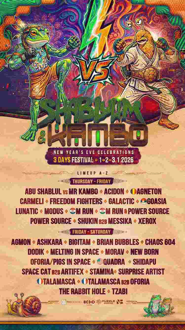 Event image Shablulim VS KAMBO // 1–2-3.1 // sylvester eve celebration 