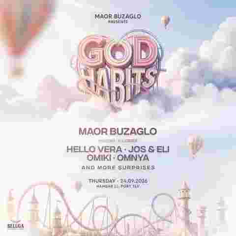 Event image GOD HABITS • HANGAR 11 TLV • 24.9