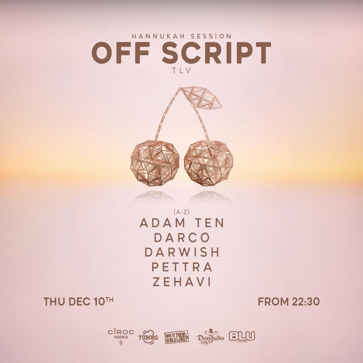 Event image - WTGL PRESENTS: Off Script HANNUKAH