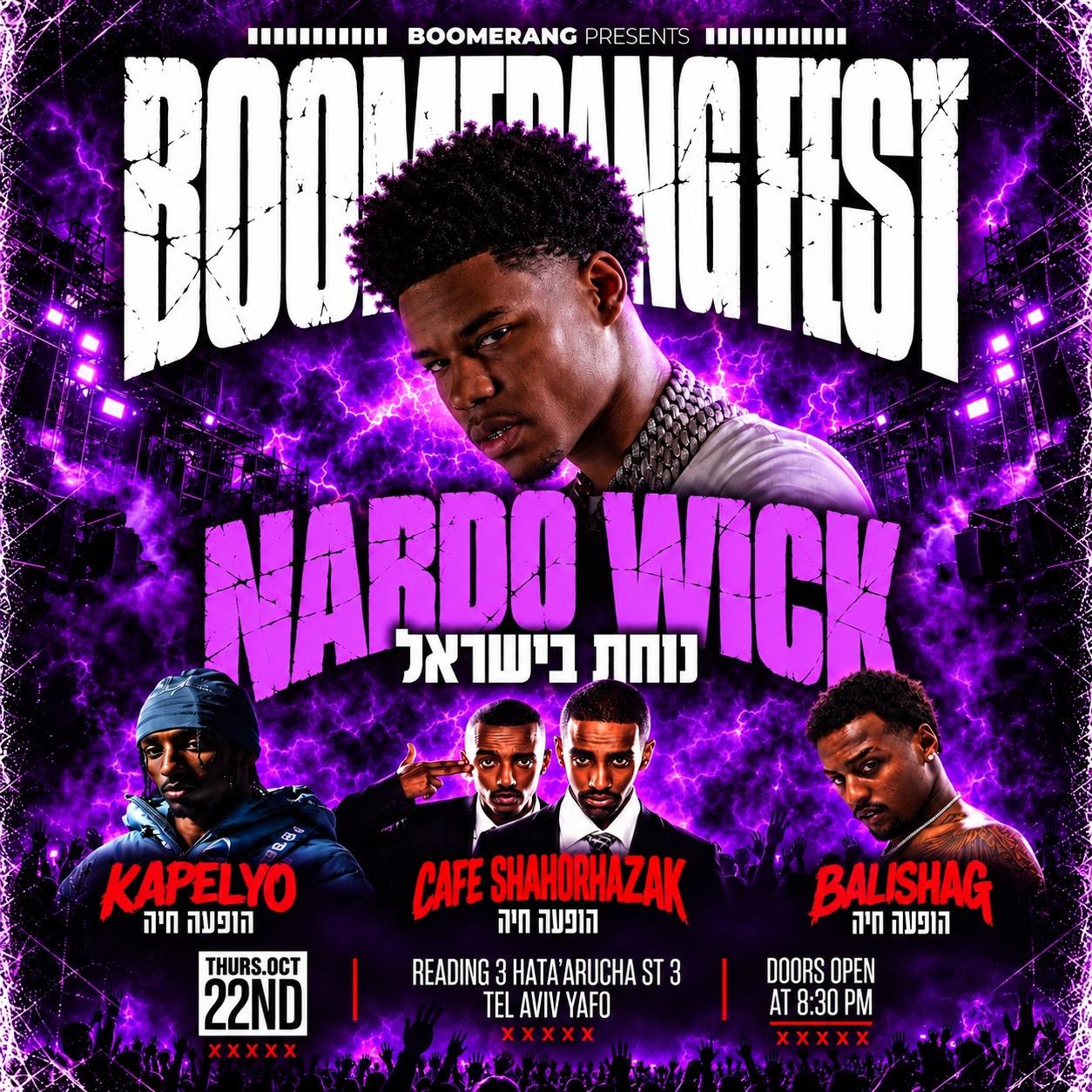 Event image - NARDO WICK LIVE @ BOOMERANG FEST