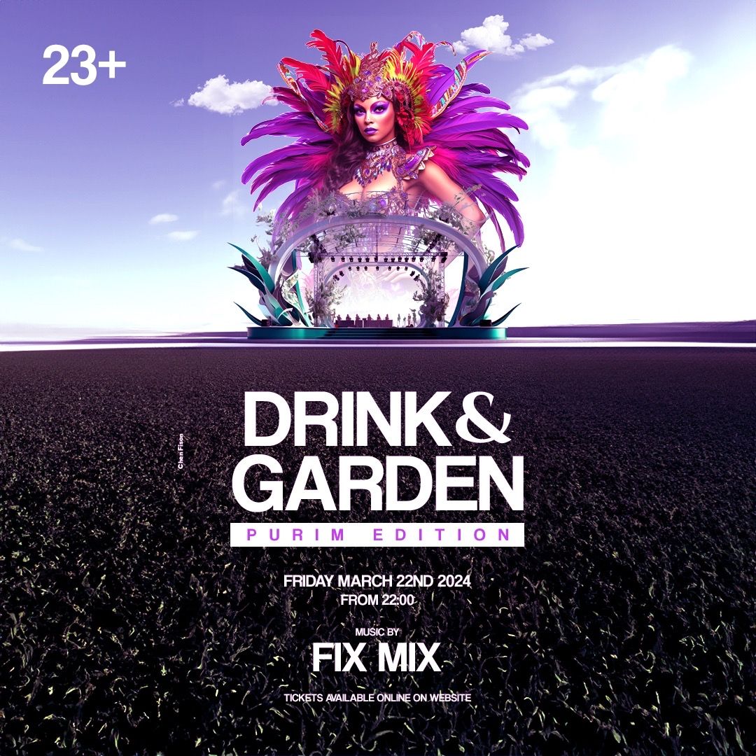 Event image - Drink & Garden | Purim | 22.3 | 23+