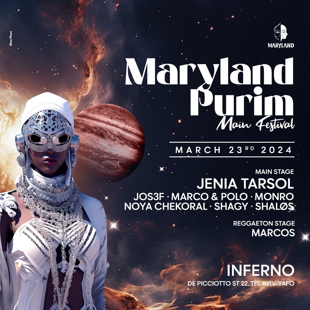 Event image - MARYLAND • PURIM FESTIVAL • 23.3
