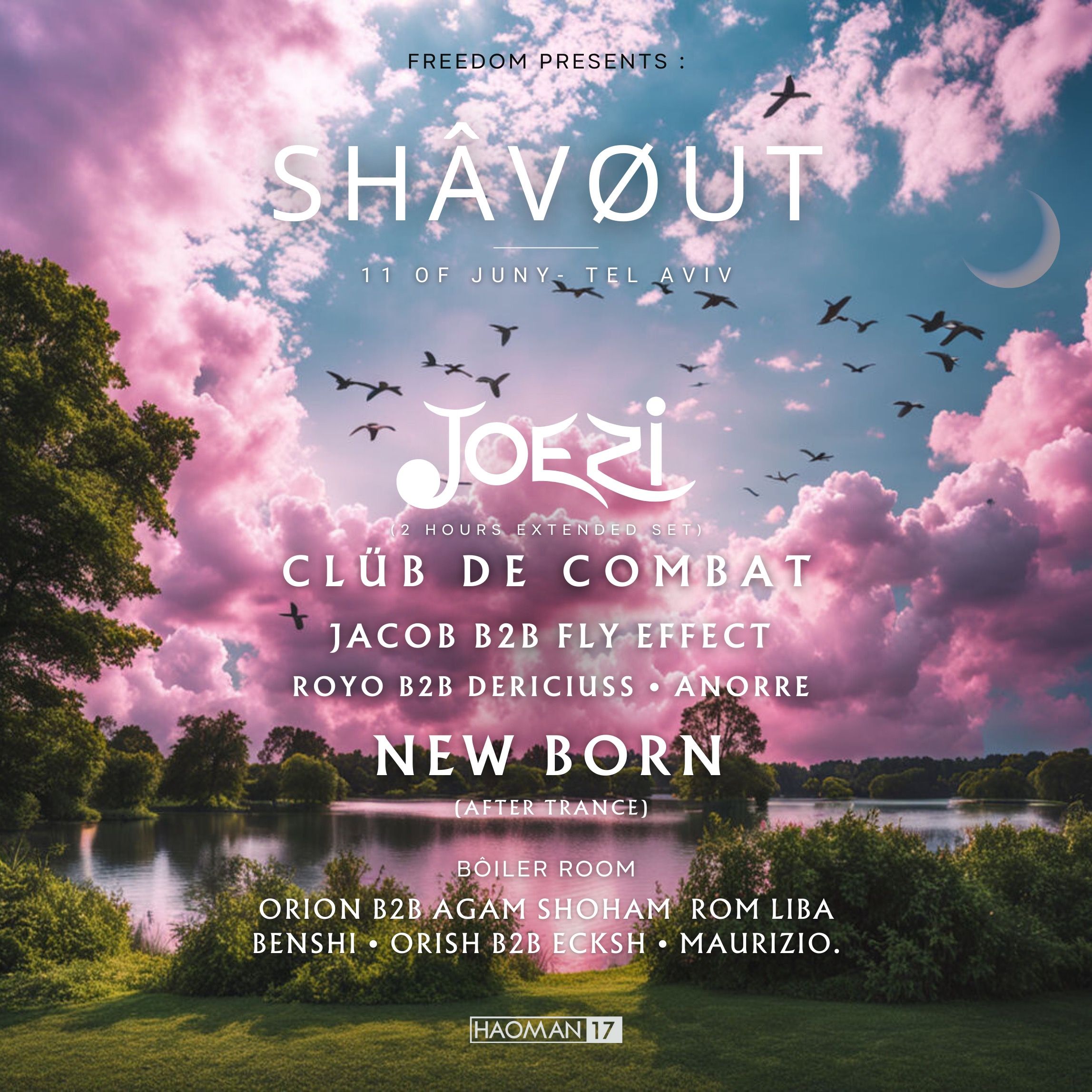 Event image - FREEDOM | SHAVOUT RAVE 11.6 | HAOMAN 17