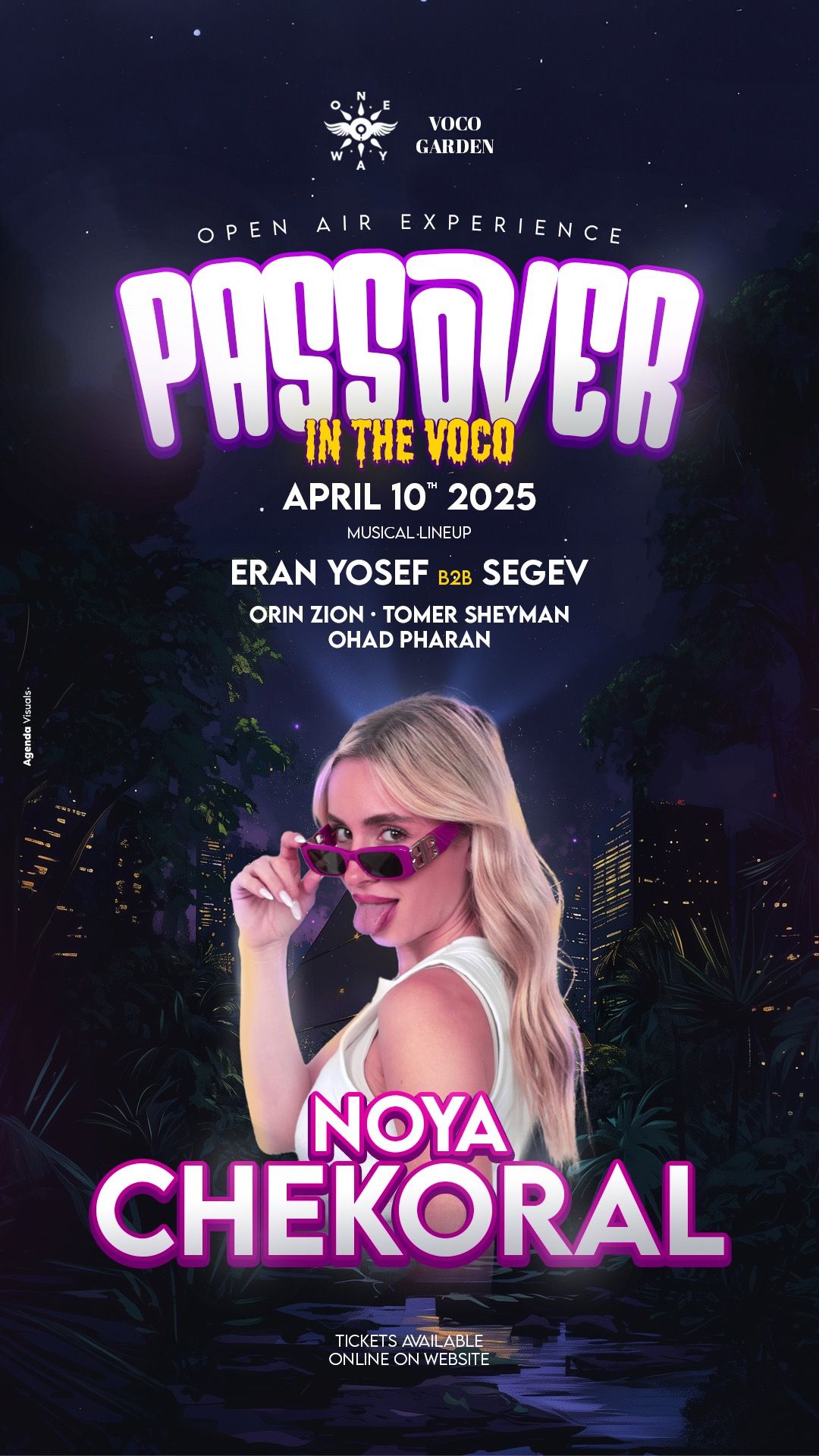 Event image - One Way- Passover In the Voco 🌴