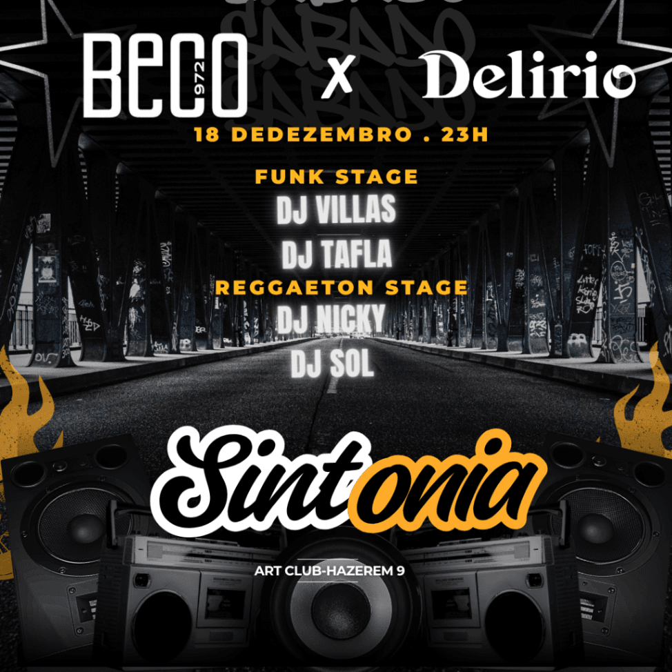 Event image - Sintonia - Beco972 x Delirio
