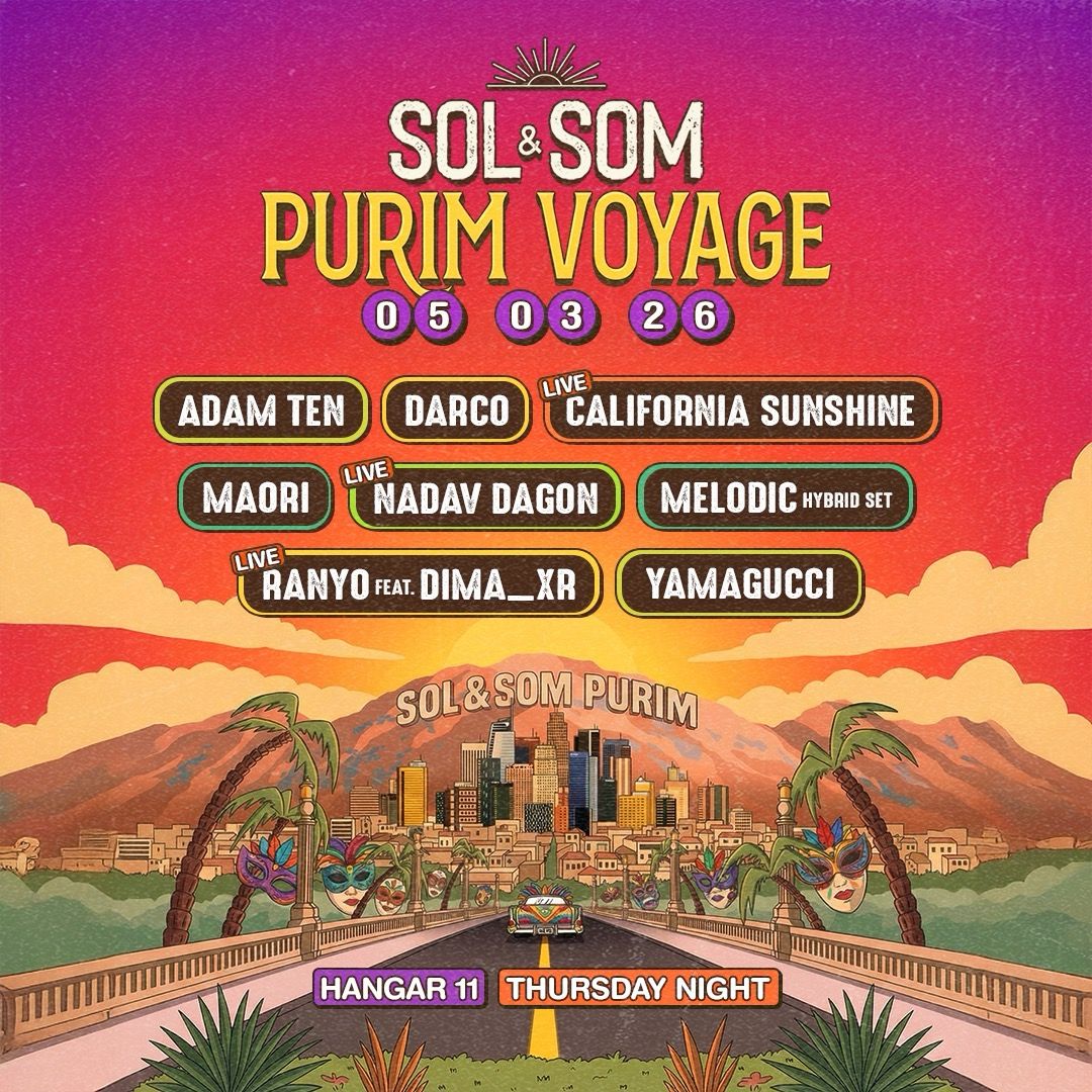 Event image - SOL&SOM PURIM • HANGAR 11🤹