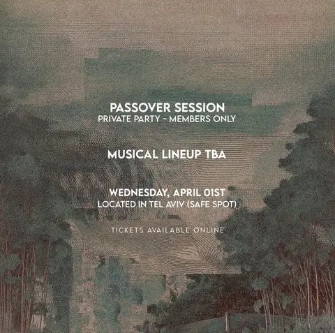 Event image - SECRET PARTY | PASSOVER | 01.04