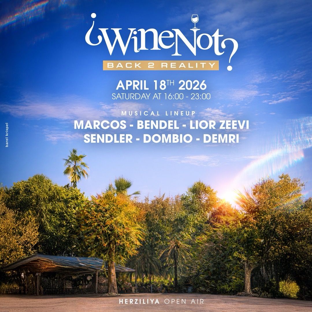 Event image - ¿WineNot? - Back2Reality 😍