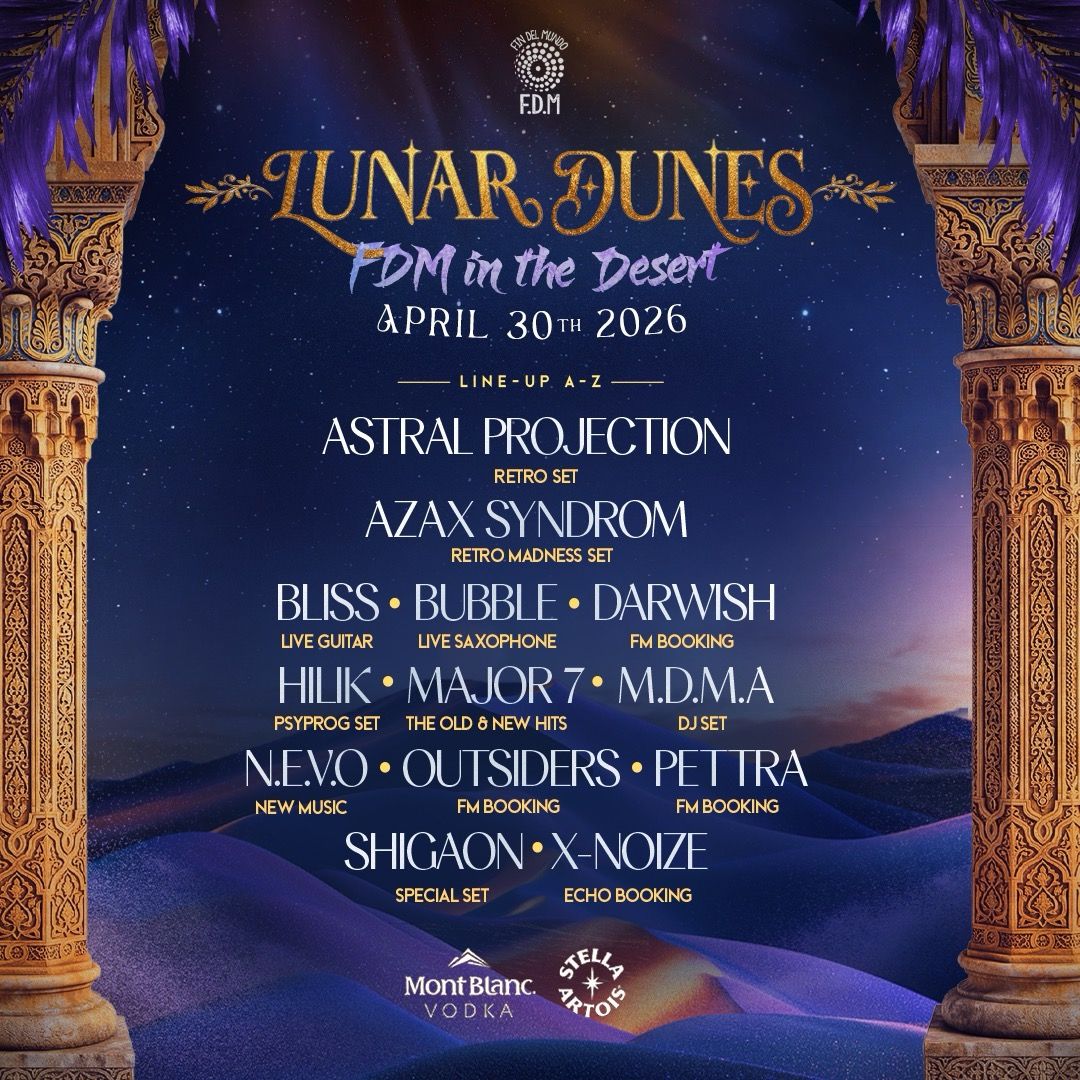 Event image - F.D.M - lunar dunes 🐪