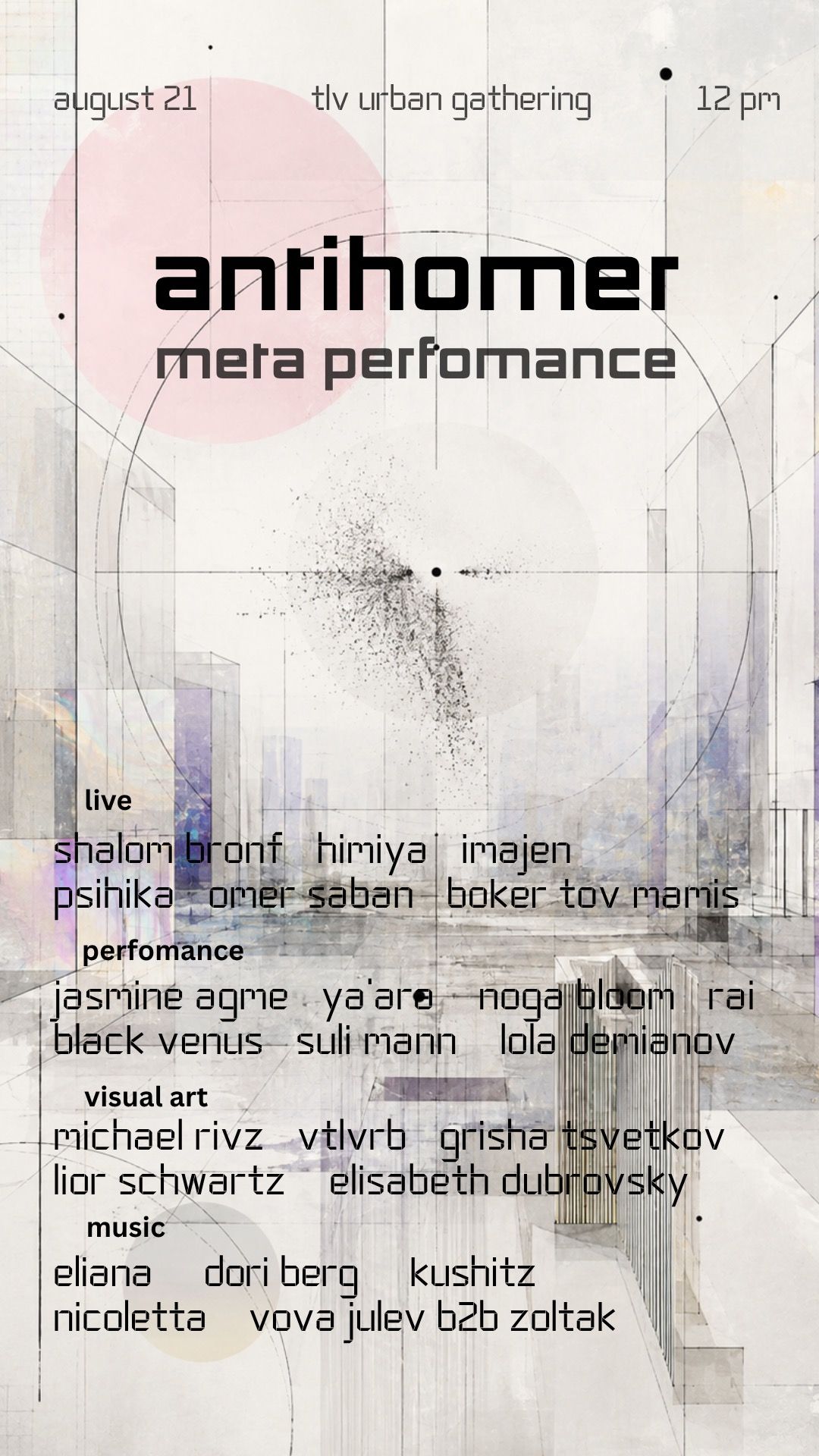 Event image - Antihomer Meta Performance - urban gathering 