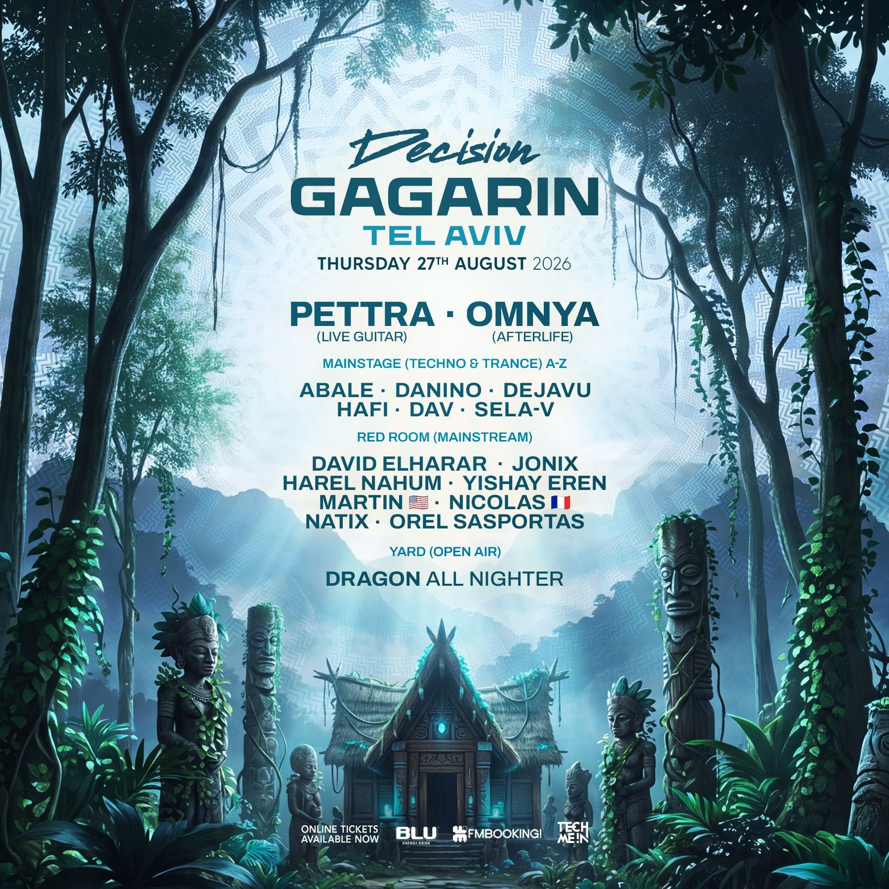 Event image - DECISION GAGARIN TEL AVIV • 3 STAGES • 27.08