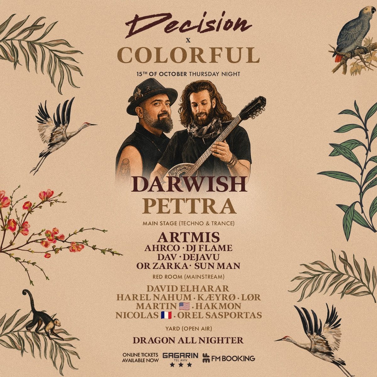 Event image - DECISION FESTIVAL | GAGARIN TLV | 15.10
