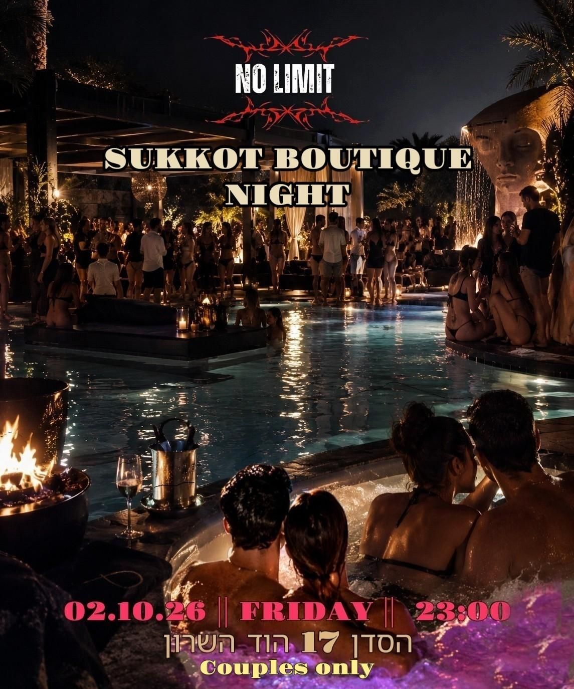 Event image - 💫NO LIMIT💫 SUKKOT BOUTIQUE NIGHT✨️