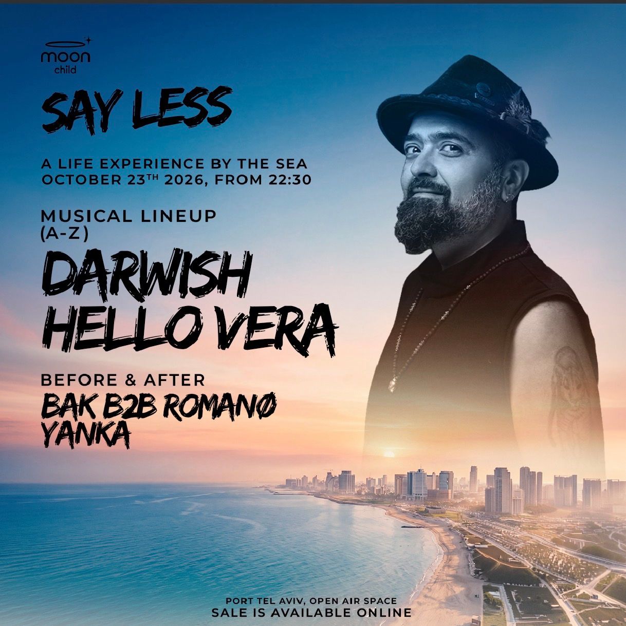 Event image - DARWISH x HELLO VERA • FRIDAY OPEN AIR
