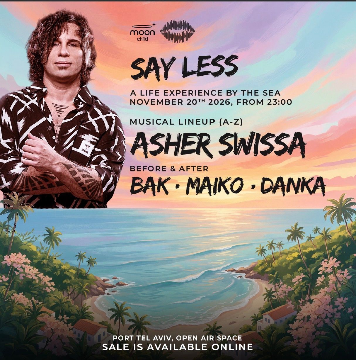 Event image - ASHER SWISSA  • FRIDAY OPEN AIR