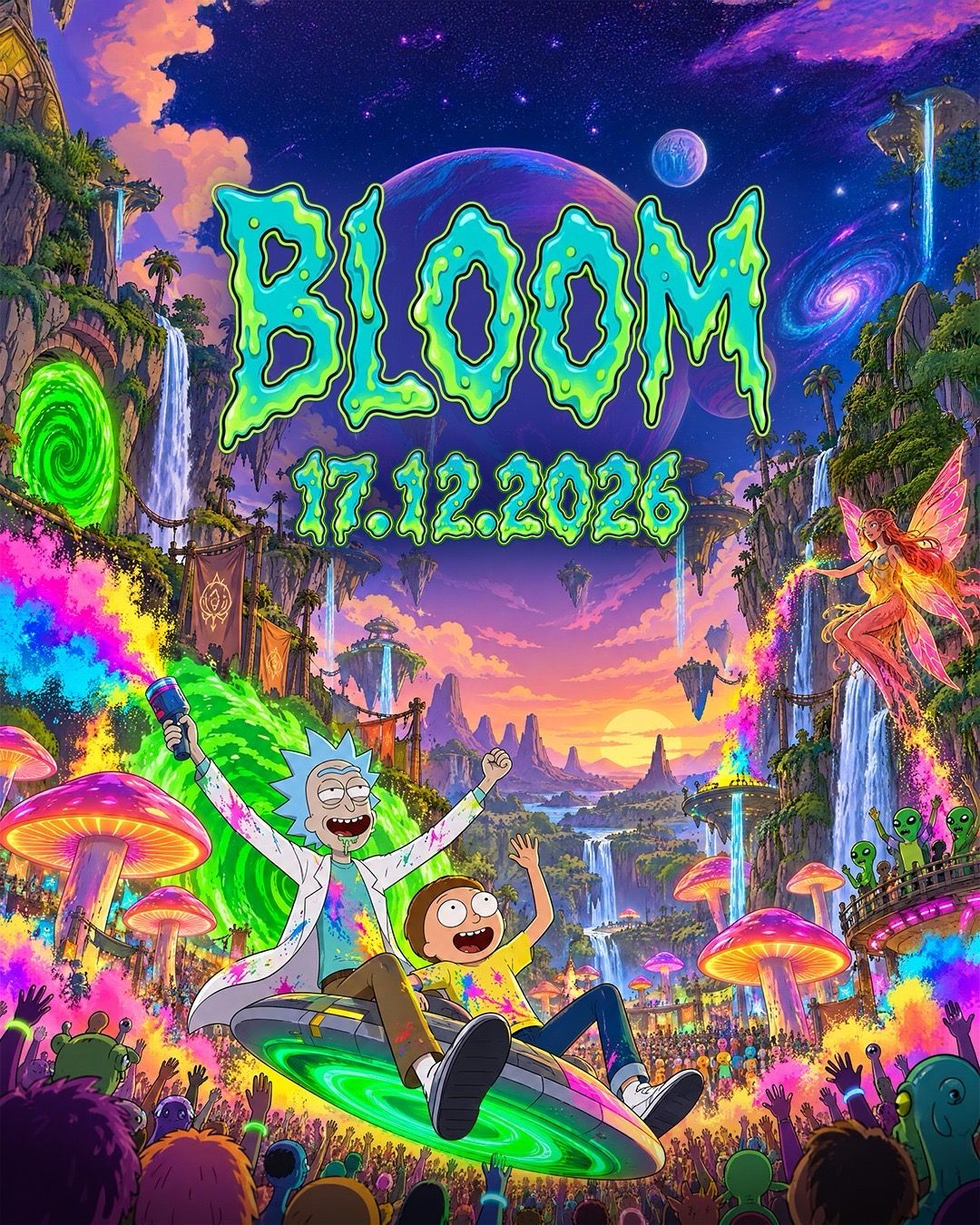 Event image - BLOOM FESTIVAL | RICK & MORTY EDITION 