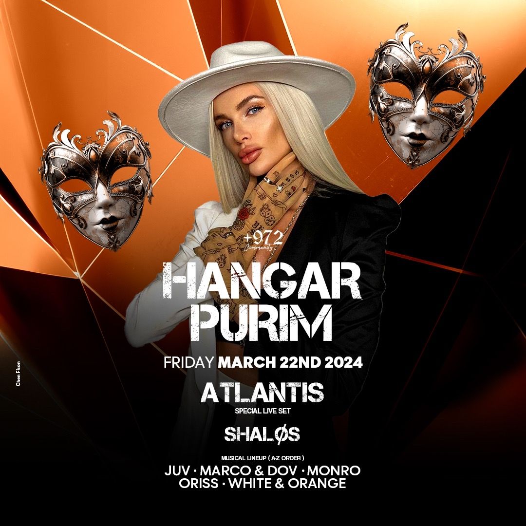 Event image - HANGAR TLV โข PURIM FESTIVAL ๐บ