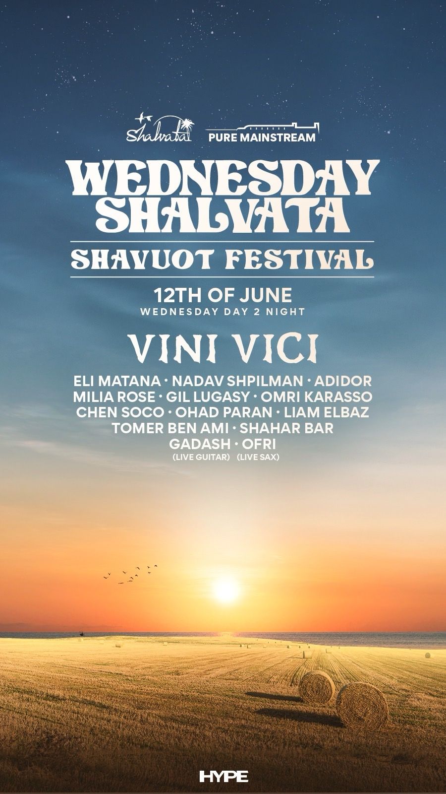 Event image - Wednesday Shalvata // Shavuot Festival // 12.6