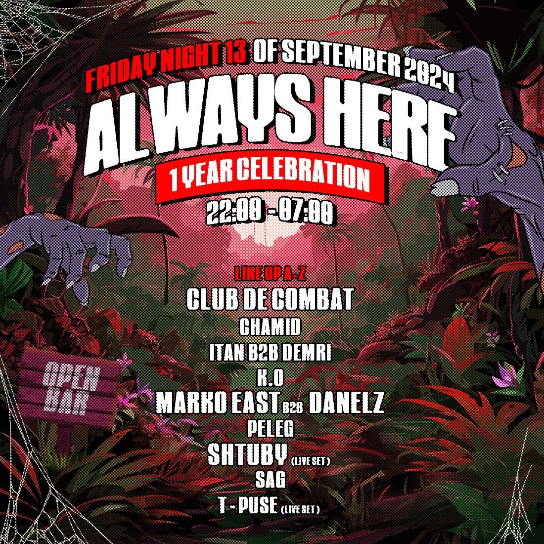 Event image - ALWAYS HERE 1 YEAR CELEBRATION 13.9