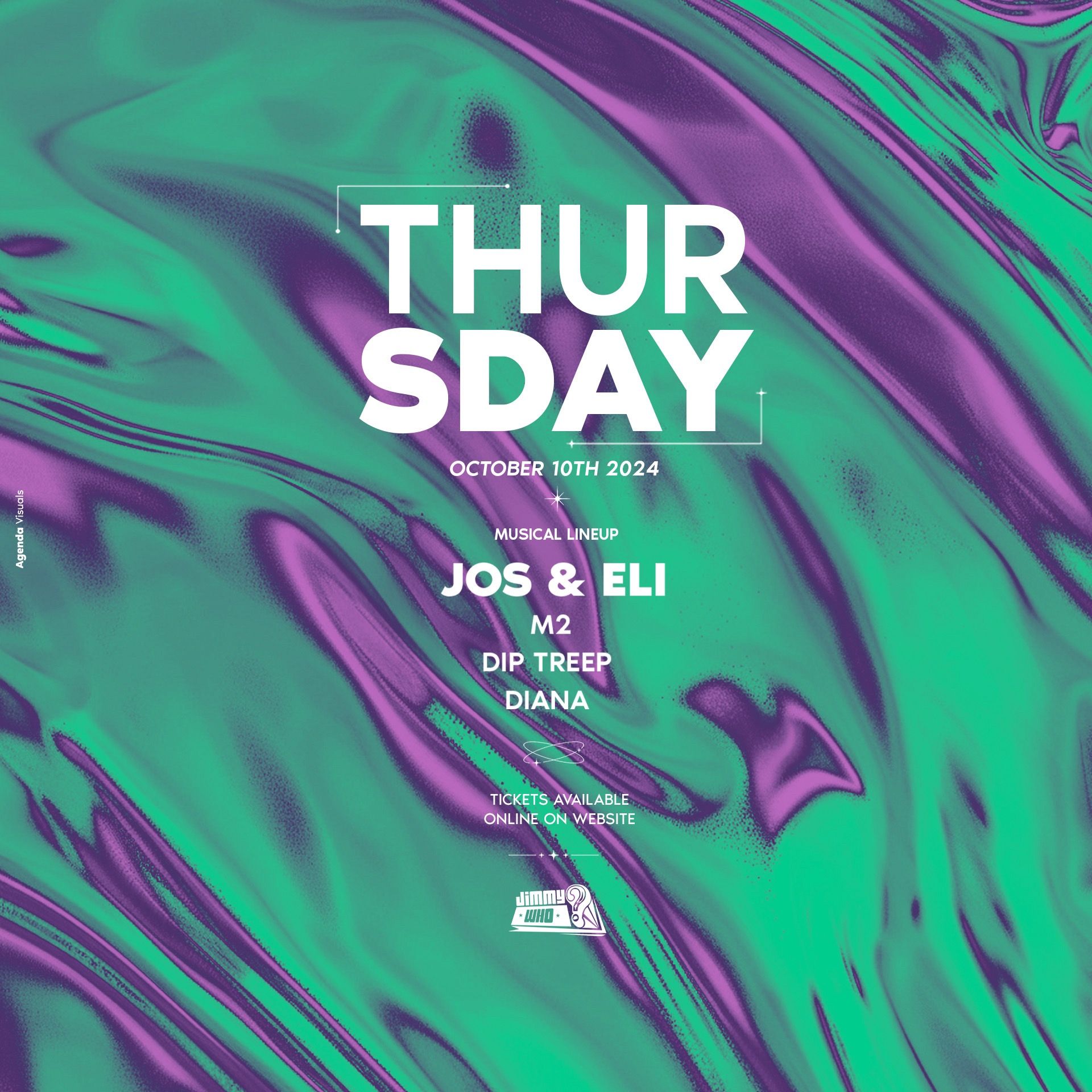 Event image - Thursday Jimmy Who // 10.10