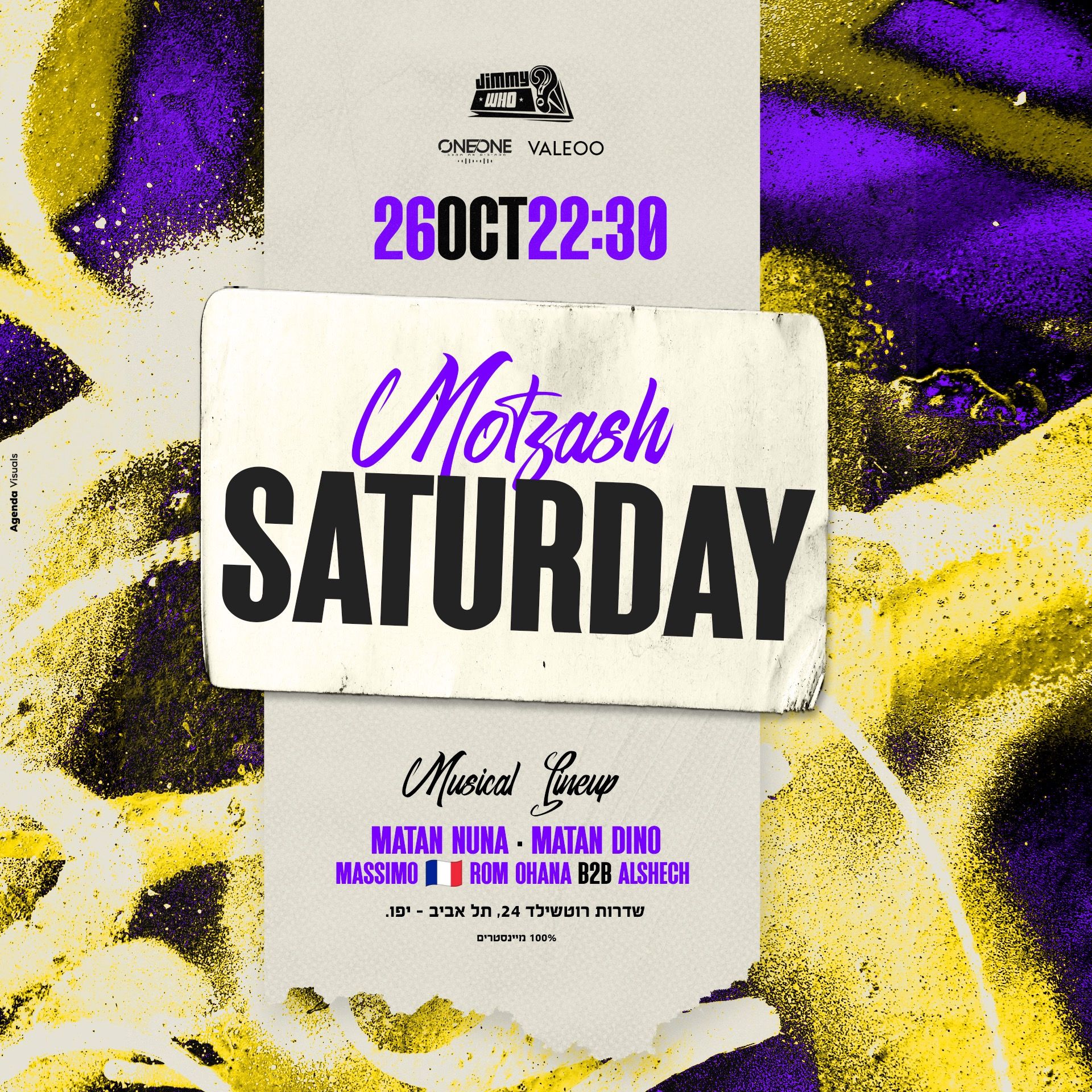 Event image - SATURDAY JIMMY WHO // 26.10 ๐ช
