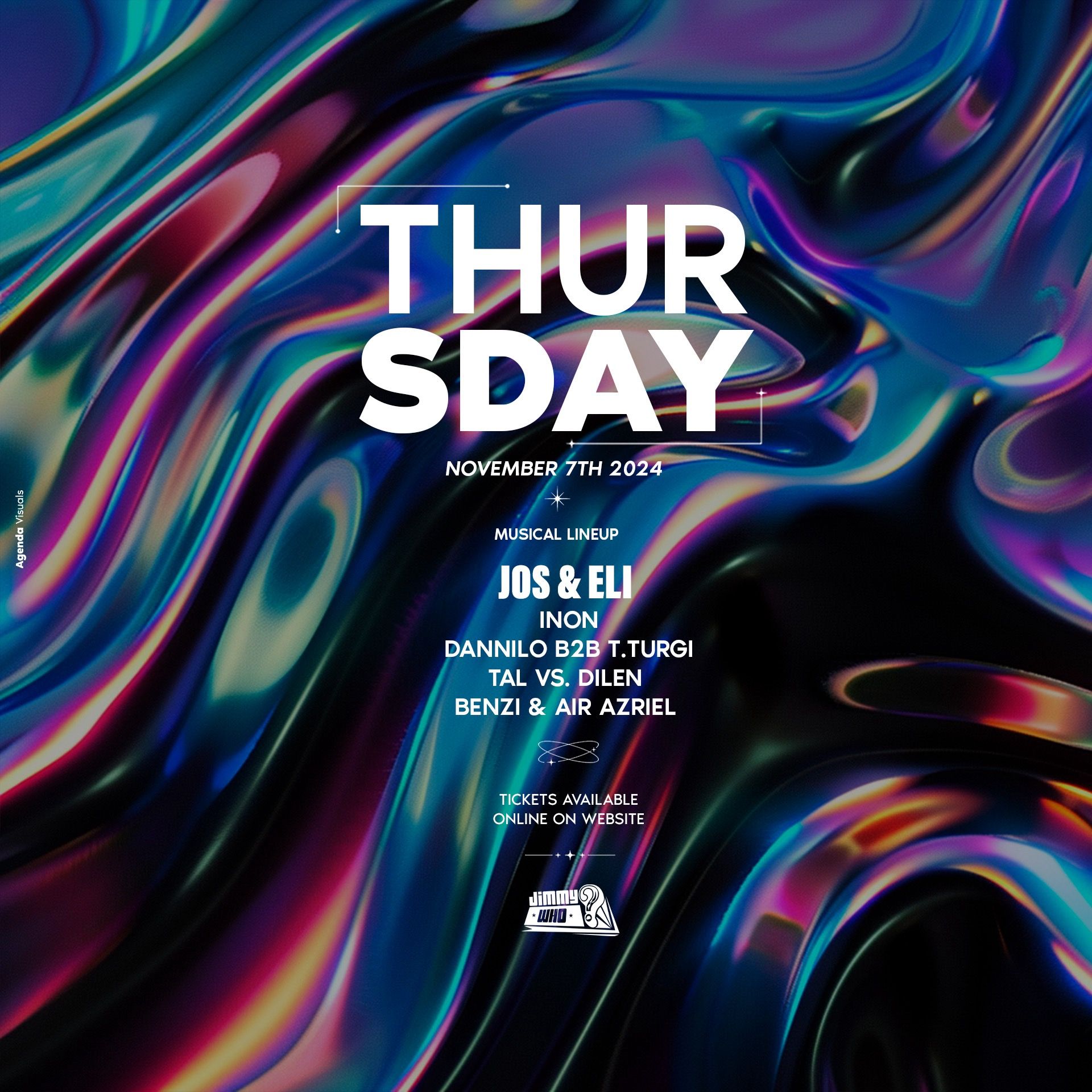 Event image - Thursday Jimmy Who // 7.11
