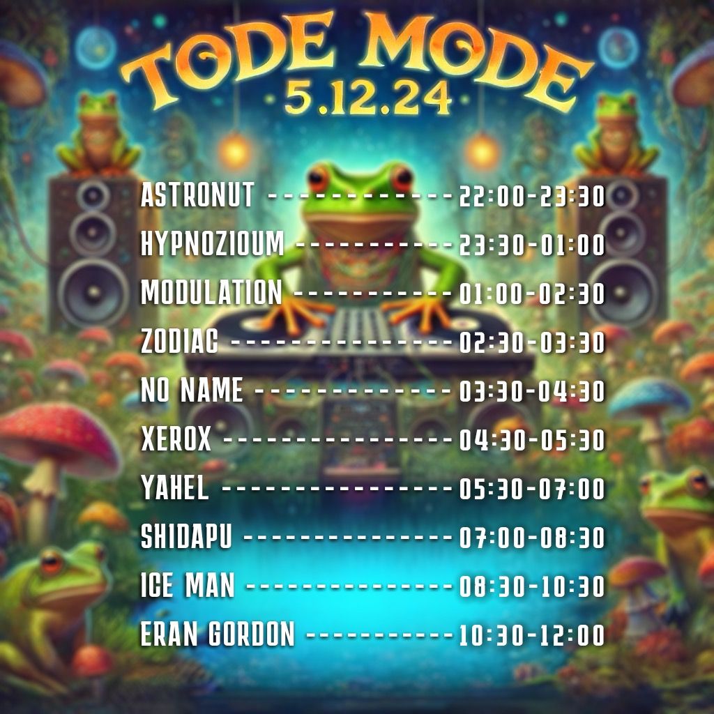 Event image - TODE MODE