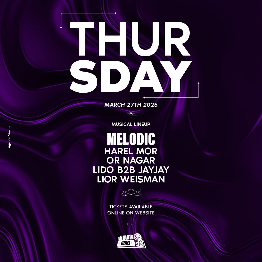 Event image - Thursday Jimmy Who // 27.3 ๐๏ธ