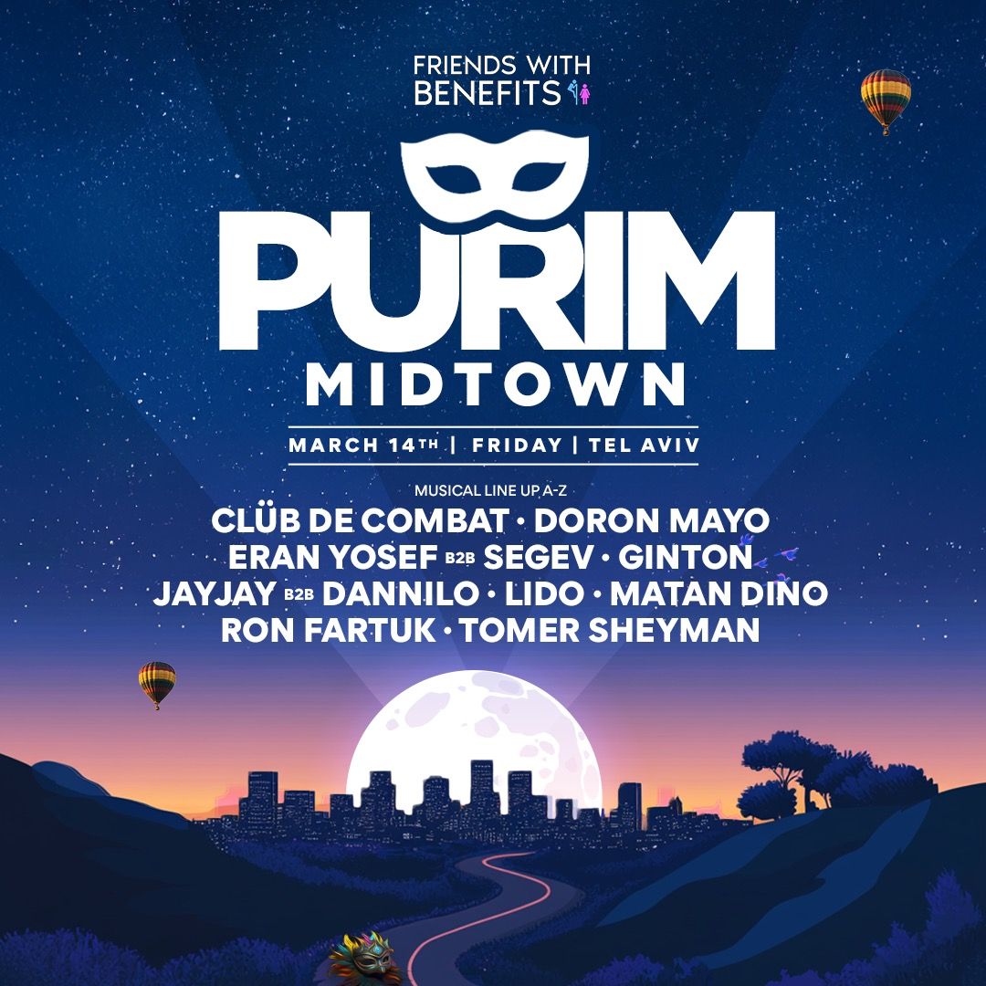 Event image - Mid Town | Purim 2025 14.3 |