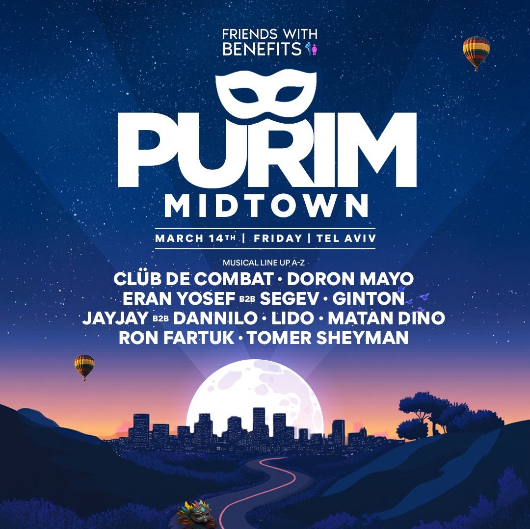 Event image - Purim With Benefits - MIDTOWN TLV