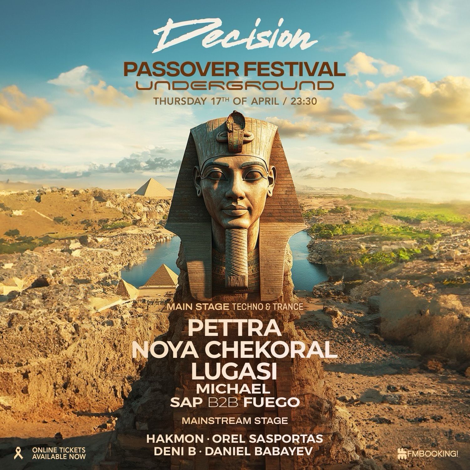 Event image - DECISION PASSOVER FESTIVAL • UNDERGROUND TLV
