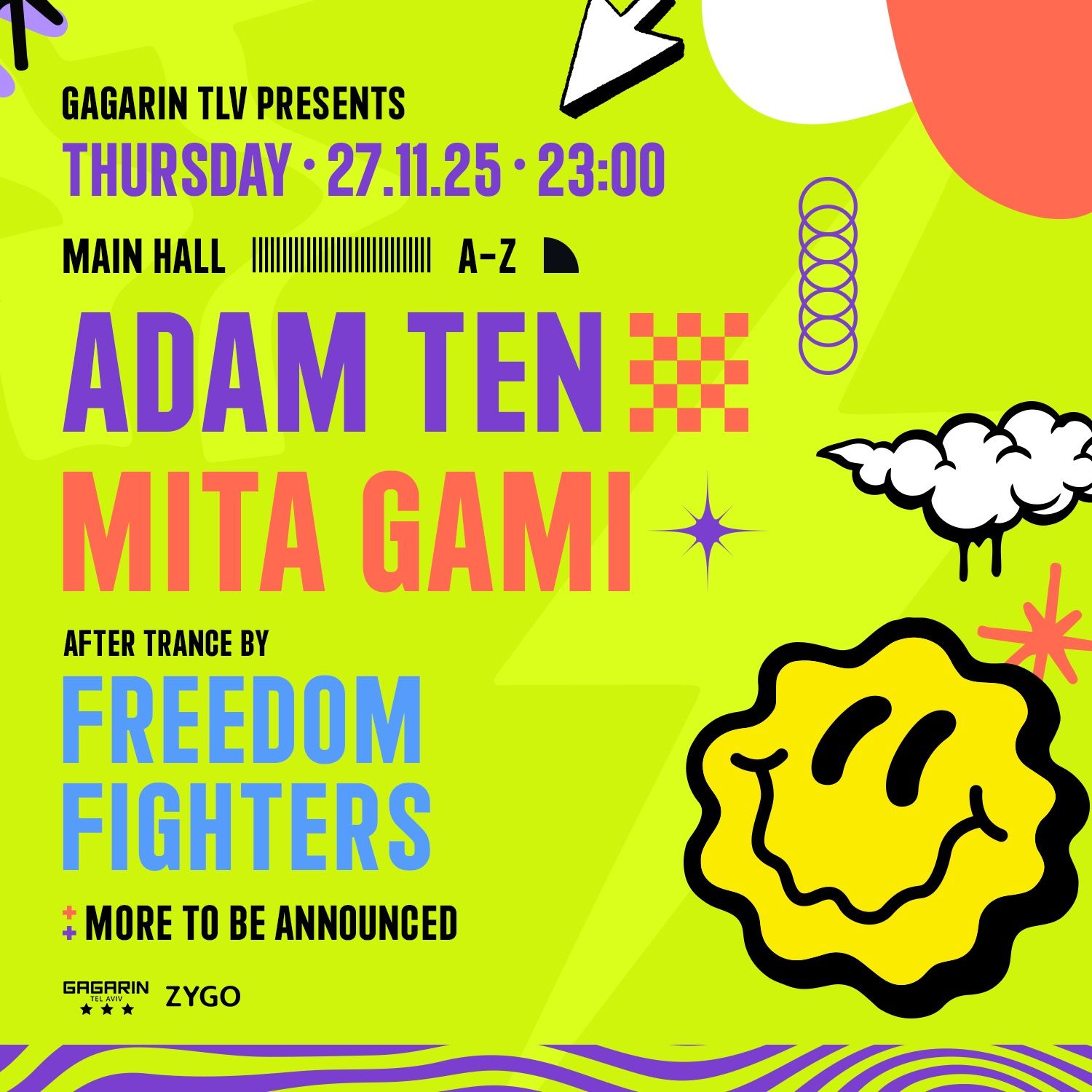 Event image - ADAM TEN | MITA GAMI & MORE