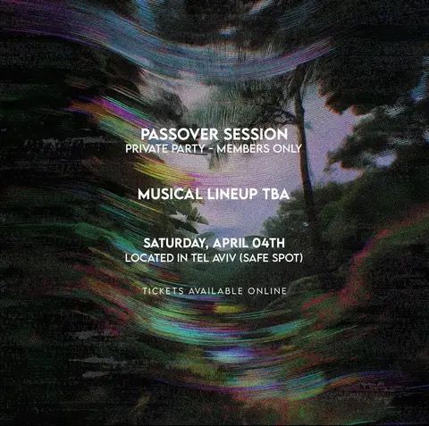 Event image - SECRET PARTY | PASSOVER | 04.04