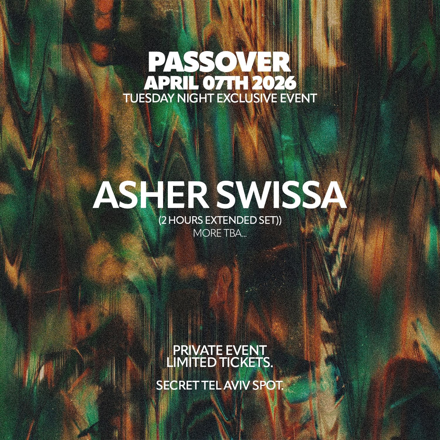 Event image - SECRET PARTY | PASSOVER | 07.04