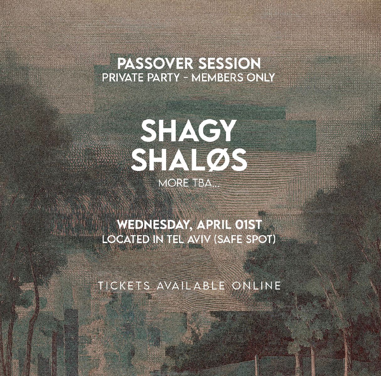 Event image - SECRET PARTY | PASSOVER | 01.04