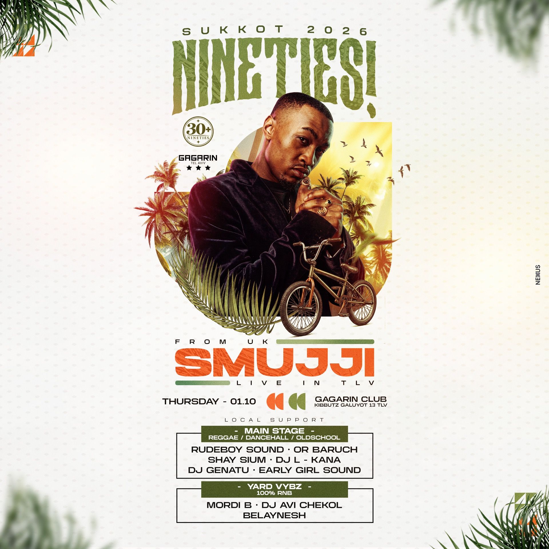 Event image - NINETEIS 30 + OLD SCHOOL&RNB
