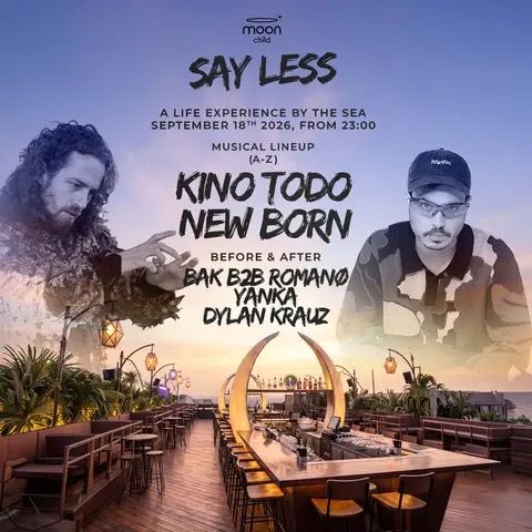 Event image - NEW BORN x KINO TODO • FRIDAY OPEN AIR