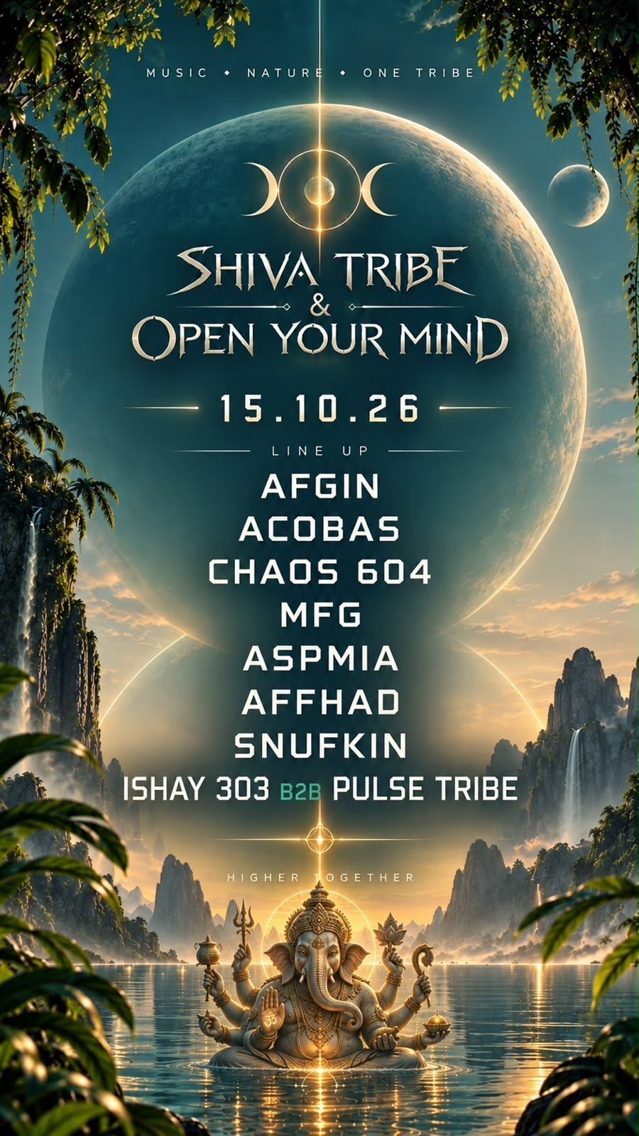 Event image - Shiva tribe X open your mind๐๏ธโผ๏ธ