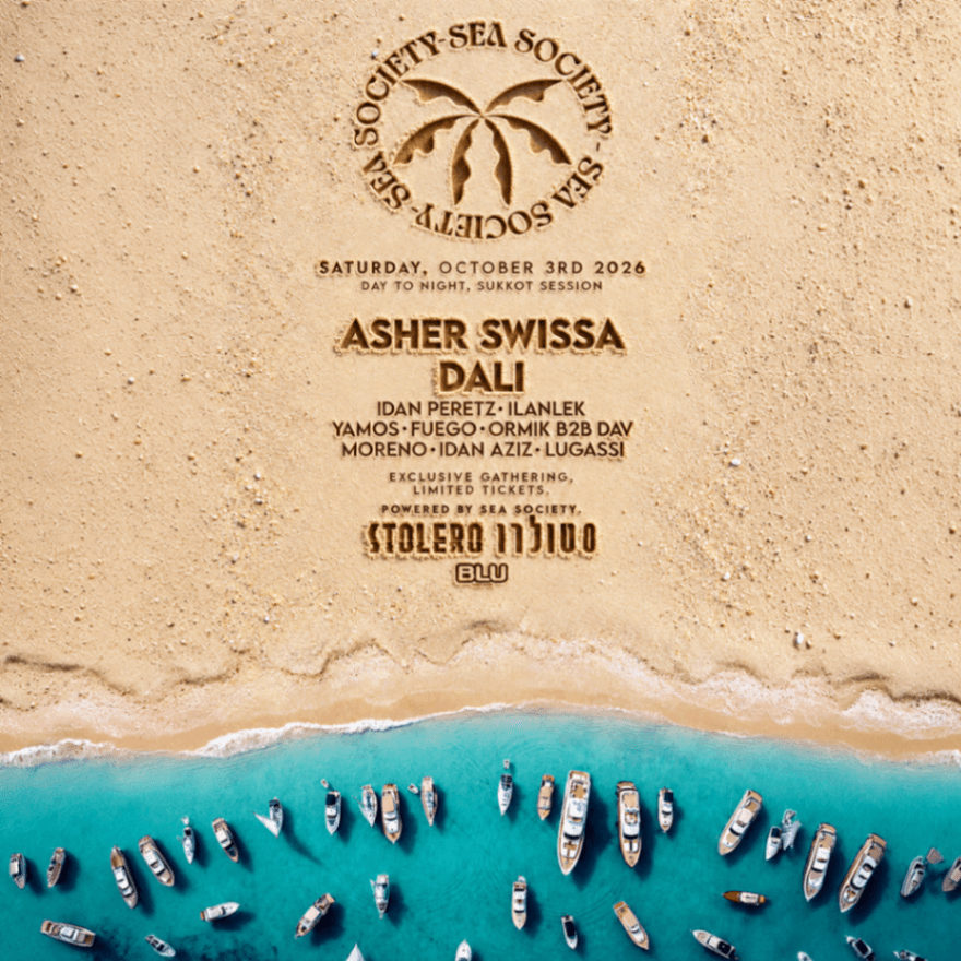Event image - SEA SOCIETY • SUKKOT SESSION // MARINA TEL AVIV • DAY TO NIGHT
