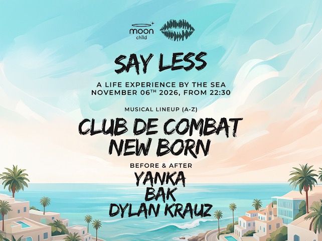 Event image - NEW BORN x CLUB DE COMBAT • FRIDAY OPEN AIR