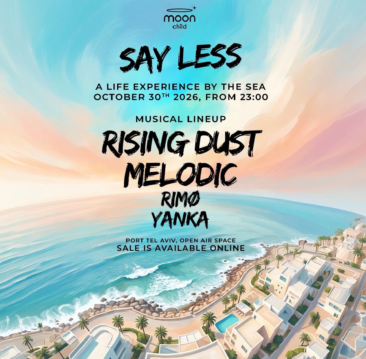 Event image - RISING DUST x MELODIC • FRIDAY OPEN AIR