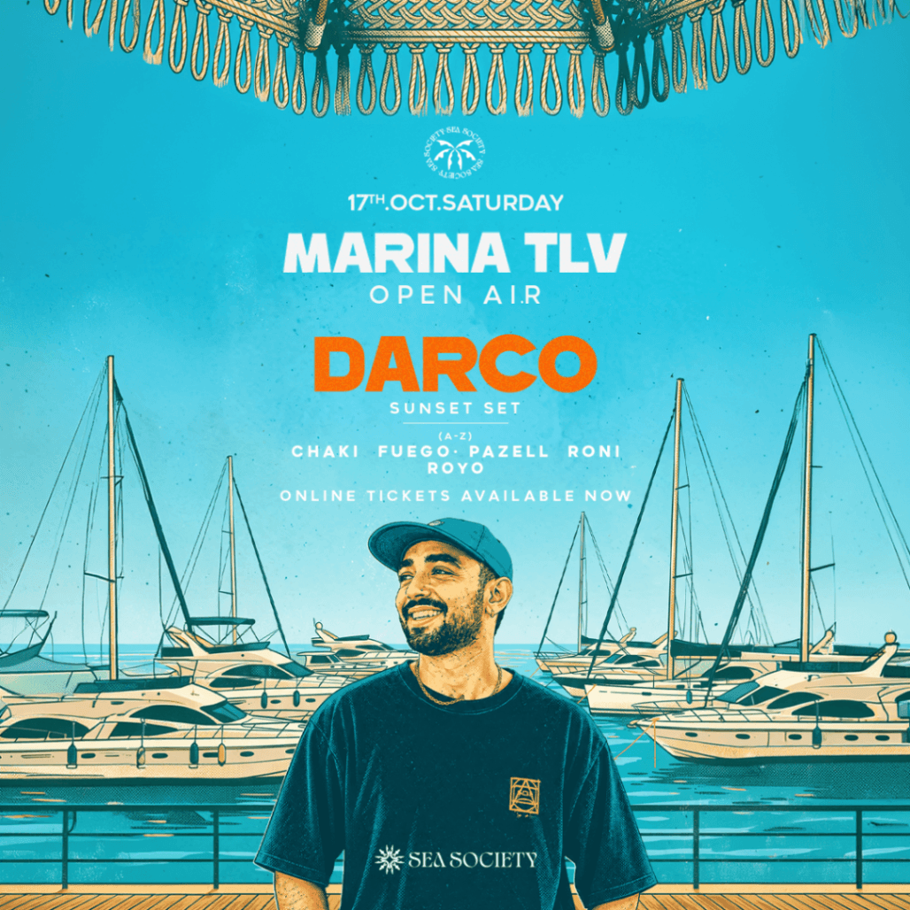 Event image - DARCO (SUNSET SET) 17.10 // MARINA TLV SEA SOCIETY
