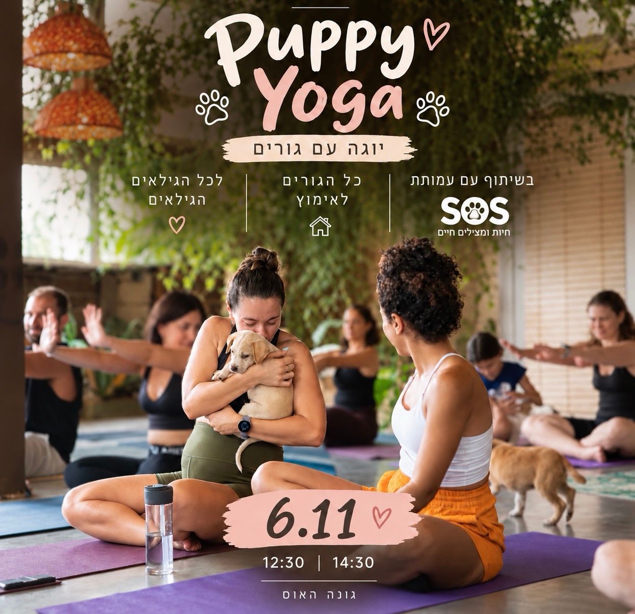 Event image - פאפי יוגה בגונה האוס 6.11🐶🐾